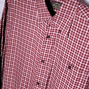 Orvis Signature Series Silk/Wool Button Down  Shirt XL
